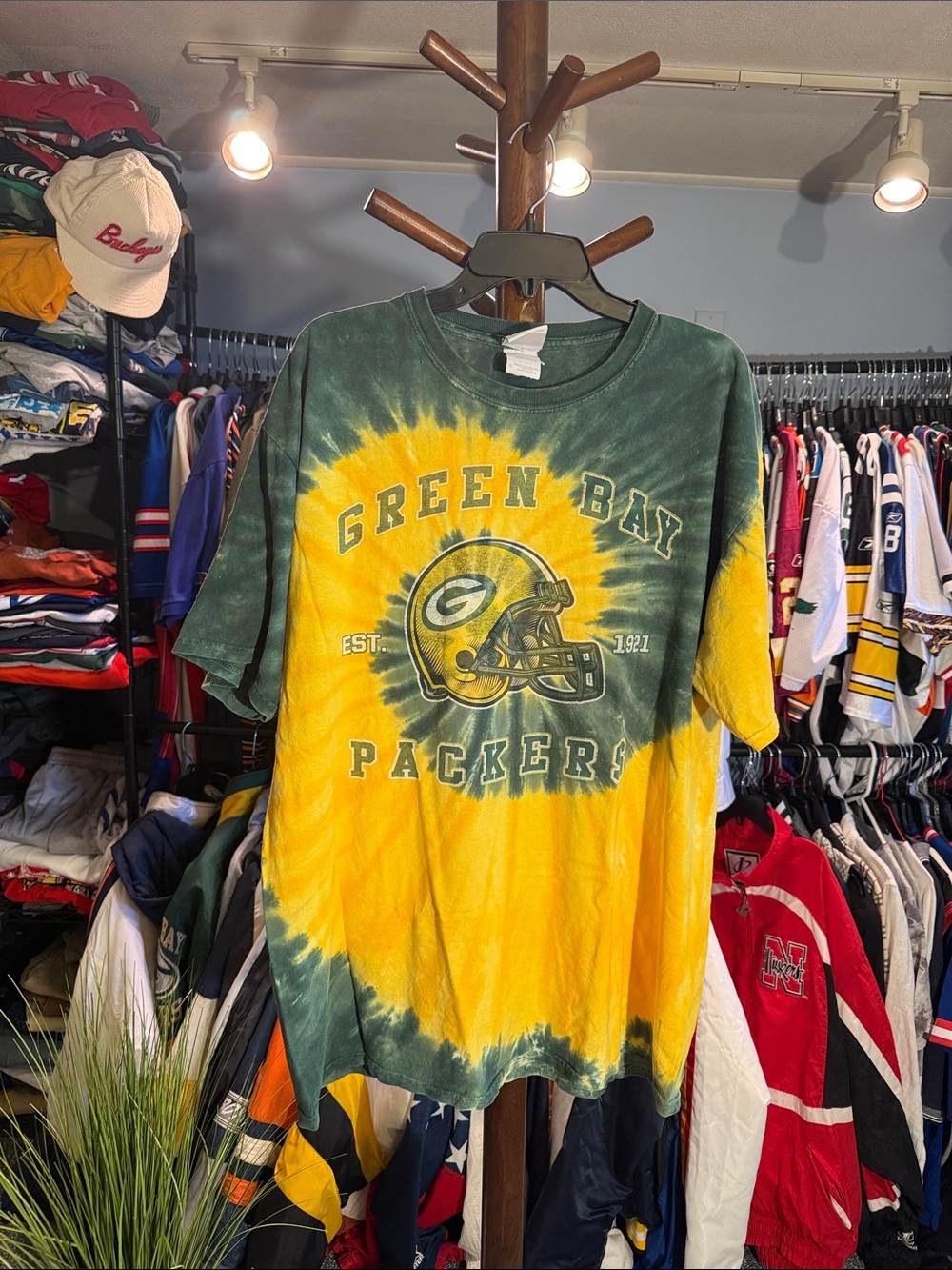 Green Bay Packers Tie-Dye Tee - Y2K